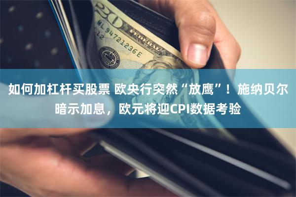 如何加杠杆买股票 欧央行突然“放鹰”！施纳贝尔暗示加息，欧元将迎CPI数据考验