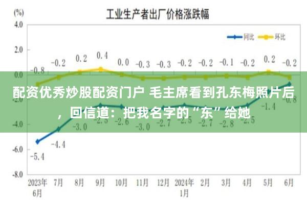 配资优秀炒股配资门户 毛主席看到孔东梅照片后，回信道：把我名字的“东”给她