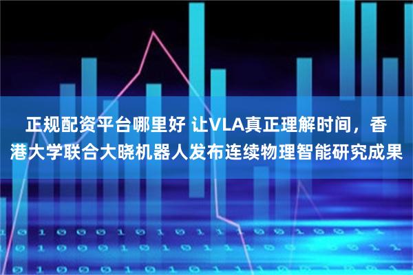 正规配资平台哪里好 让VLA真正理解时间，香港大学联合大晓机器人发布连续物理智能研究成果